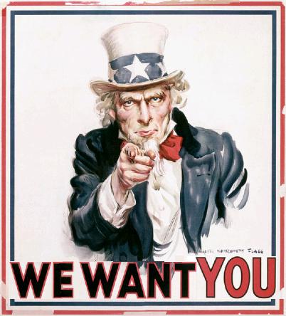 we want you